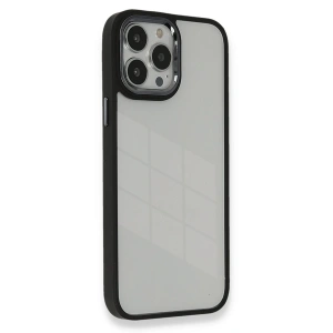 İphone 13 Pro Kılıf Dora Kapak - Siyah