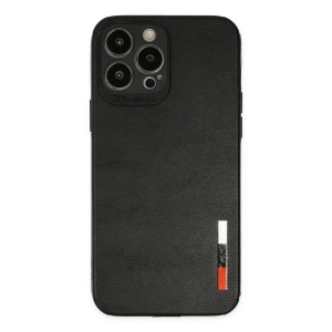 İphone 13 Pro Max Kılıf Loop Deri Silikon - Siyah