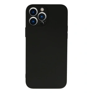 İphone 13 Pro Max Kılıf Nano İçi Kadife Silikon - Siyah