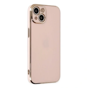 İphone 14 Kılıf Volet Silikon - Pembe
