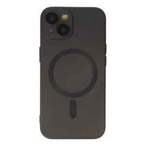 İphone 14 Plus Kılıf Moshi Lens Magneticsafe Silikon - Siyah