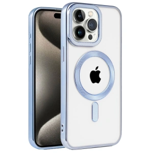 İphone 14 Pro Kılıf Kronos Magsafe Kapak - Sierra Blue