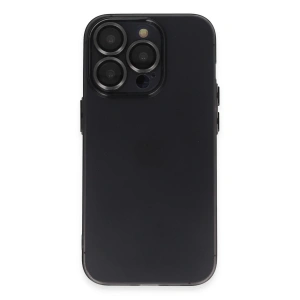 İphone 14 Pro Kılıf Luko Lens Silikon - Siyah