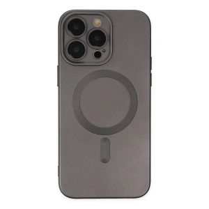 İphone 14 Pro Kılıf Moshi Lens Magneticsafe Silikon - Füme