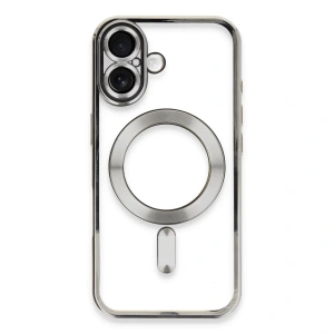 İphone 16 Plus Kılıf Kross Magneticsafe Kapak - Gümüş