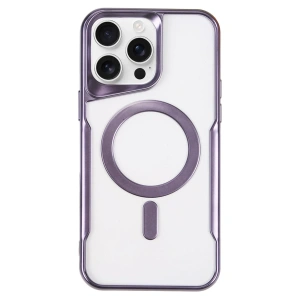 İphone 16 Pro Kılıf Boyi Magsafe Silikon Kapak - Derin Mor