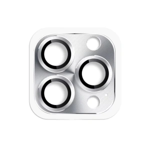 İphone 16 Pro Max Pers Alüminyum Kamera Lens - Gümüş