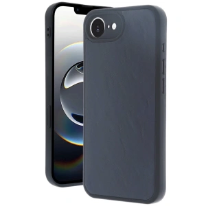 İphone 16e Kılıf Aras Deri Kapak - Lacivert