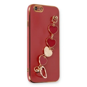 İphone 6 Kılıf Esila Silikon - Kırmızı