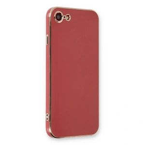 İphone 7 Kılıf Volet Silikon - Kırmızı