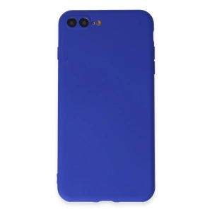 İphone 7 Plus Kılıf First Silikon - Koyu Mavi