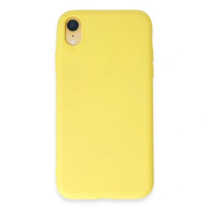 İphone Xr Kılıf First Silikon - Sarı