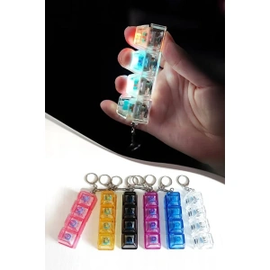 Işıklı Klavye Tuşu Switch Anahtarlık