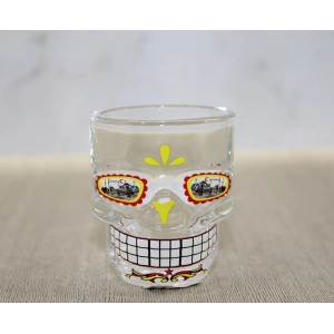 İstanbul Temalı Cam Kurukafa Shot Bardak