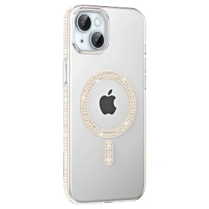 Joko Apple İphone 14 Move Taşlı Magsafe Kapak - Pembe