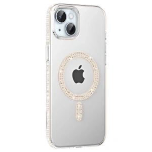 Joko Apple İphone 14 Move Taşlı Magsafe Kapak - Pembe