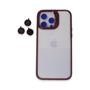 Joko Apple İphone 14 Pro Kılıf Roblox Lens Standlı Kapak - Bordo