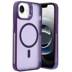 Joko Apple İphone 16e Flet Lens Magsafe Kapak - Derin Mor