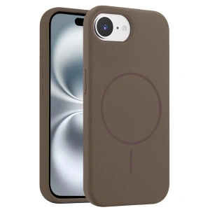 Joko Apple İphone 16e Kılıf Jully Magsafe Kapak - Kahverengi