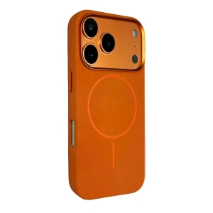 Joko Apple İphone 17 Pro Luno Deri Magsafe Kapak - Turuncu