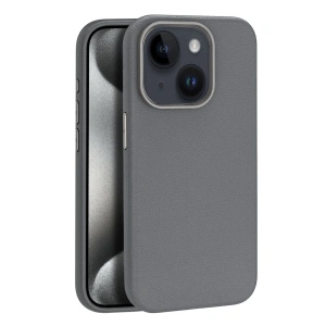 Joko İphone 15 Kılıf Wonder Deri Magsafe Kapak - Titan Gri