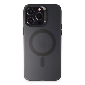 Joko İphone 15 Pro Max Kılıf Mateks Magsafe Kapak - Siyah