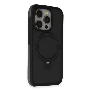 Joko İphone 15 Pro Max Zorda Airbag Magsafe Standlı Kapak - Siyah