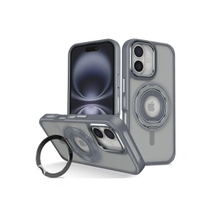Joko İphone 16 Banza Magsafe Standlı Kapak - Titan Gri