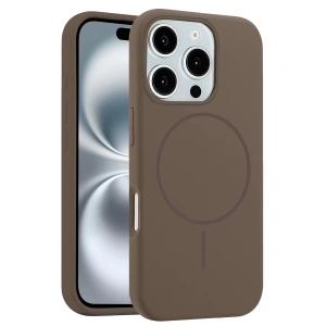Joko İphone 16 Pro Max Kılıf Jully Magsafe Kapak - Kahverengi