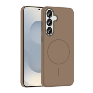 Joko Samsung Galaxy S23 Fe Broş Magsafe Kapak - Çöl Titanyum