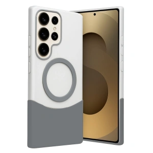 Joko Samsung Galaxy S24 Ultra Velar Magsafe Kapak - Natural Grey
