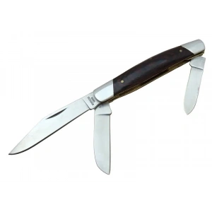 K-15 Falkon Üç Ağızlı / Üçlü Çakı 18 Cm - Ahşap Saplı, Manuel
