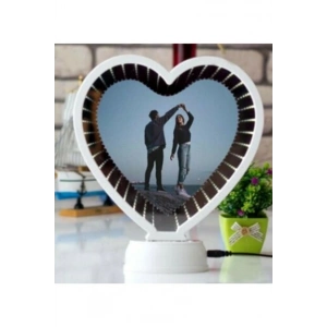 Kalp Sihirli Ayna Pil+usb Beyaz Işık Mz-131