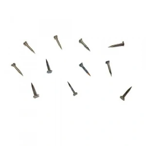 Klips, Menteşe, Ayağı Çivisi 9mm Çelik - Nikel 10gr