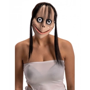 Korkunç Ürpertici Uzun Saçlı Momo Maskesi