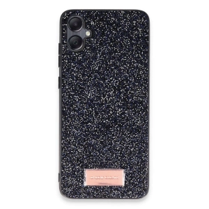 Onegif Samsung Galaxy A05 Bright Simli Kapak - Siyah