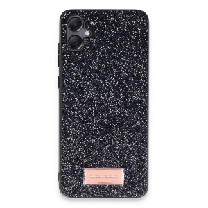 Onegif Samsung Galaxy A05 Bright Simli Kapak - Siyah