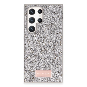 Onegif Samsung Galaxy S23 Ultra Bright Simli Kapak - Gümüş