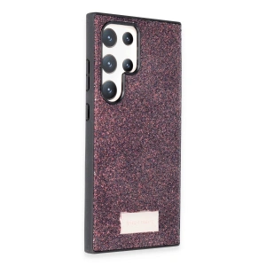 Onegif Samsung Galaxy S24 Ultra Bright Simli Kapak - Derin Mor