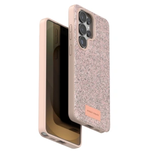 Onegif Samsung Galaxy S26 Ultra Bright Simli Kapak - Pembe