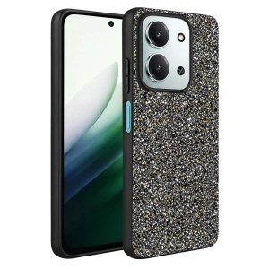 Onegif Xiaomi Redmi 15c 4g Bright Simli Kapak - Gold