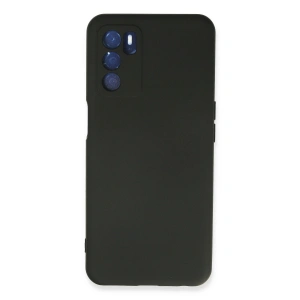 Oppo A16 Kılıf Nano İçi Kadife Silikon - Siyah