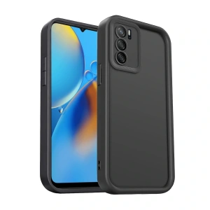 Oppo A16 Kılıf Viera Silikon - Siyah