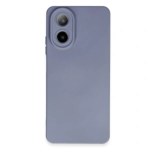 Oppo A38 Kılıf Nano İçi Kadife Silikon - Gri