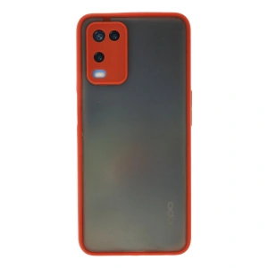 Oppo A54 4g Kılıf Montreal Silikon Kapak - Kırmızı