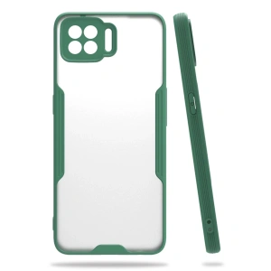 Oppo A73 Kılıf Platin Silikon - Yeşil