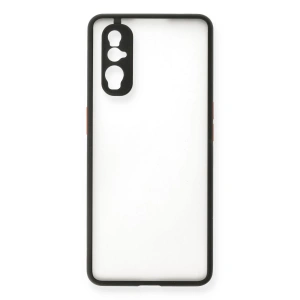 Oppo Find X2 Kılıf Montreal Silikon Kapak - Siyah