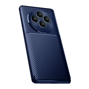 Oppo Reno 11 Fs Kılıf Auto Focus Karbon Kapak - Lacivert