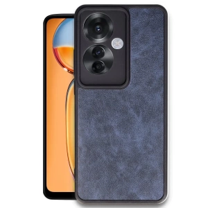 Oppo Reno 11f Kılıf Aras Deri Kapak - Lacivert