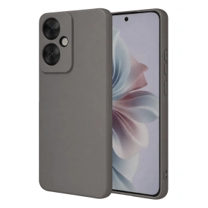 Oppo Reno 11f Kılıf First Silikon - Gri